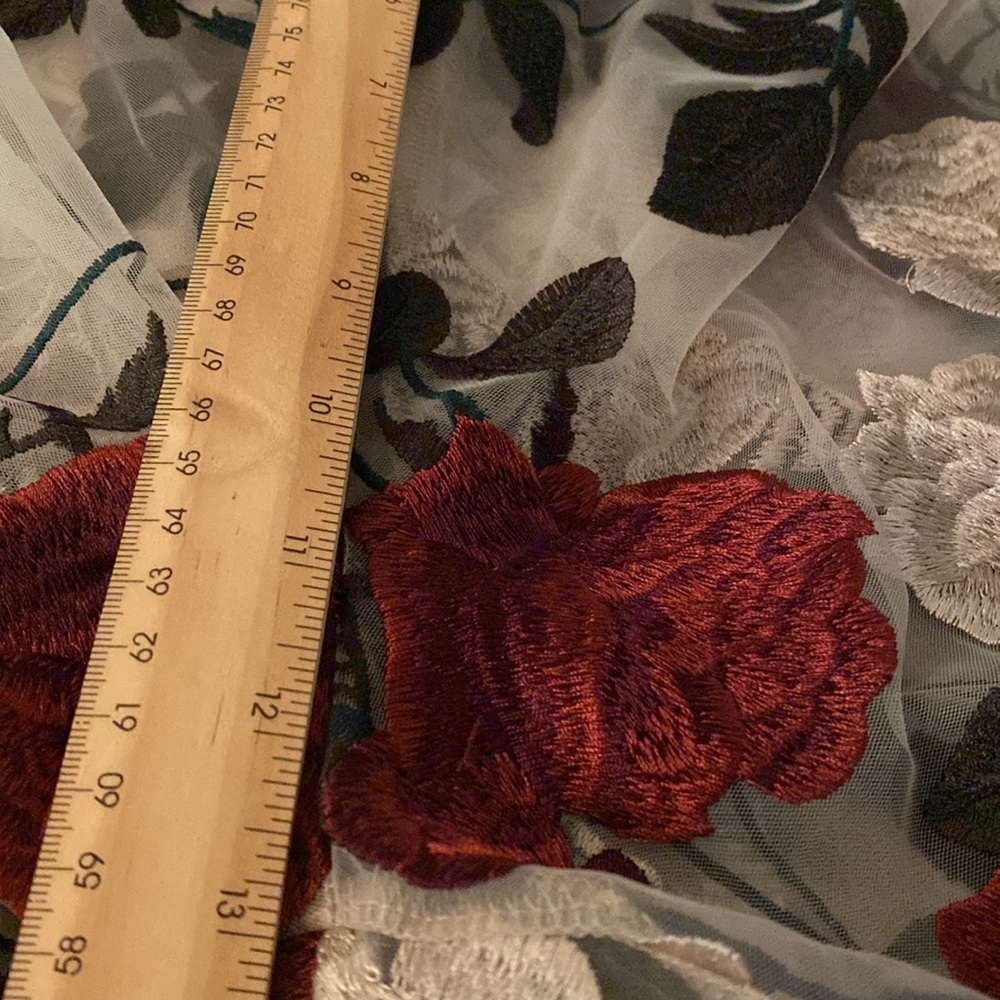 K-TOO Los Angeles Floral Sheer Pants size L - Picture 10 of 12